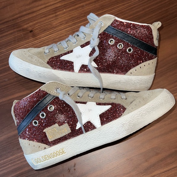 Golden Goose Burgundy Midstars - Picture 7 of 7